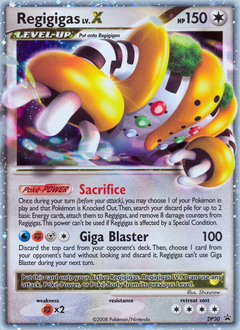 Regigigas LV.X, DP Black Star Promos #DP30, Pokémon TCG card