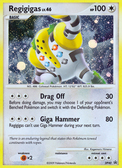 Regigigas, DP Black Star Promos #DP40, Pokémon TCG card