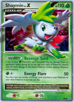 Shaymin LV.X, DP Black Star Promos #DP39, Pokémon TCG card