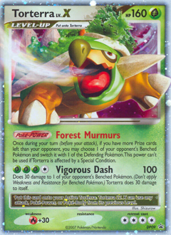 Torterra LV.X, DP Black Star Promos #DP09, Pokémon TCG card