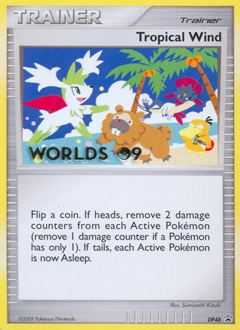 Tropical Wind, DP Black Star Promos #DP48, Pokémon TCG card