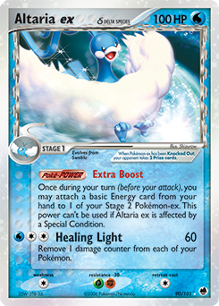 Altaria ex δ, Dragon Frontiers #90, Pokémon TCG card