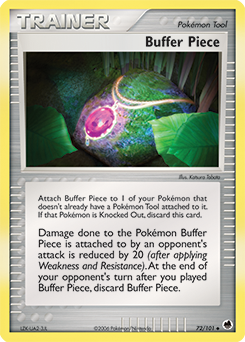 Buffer Piece, Dragon Frontiers #72, Pokémon TCG card