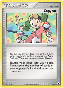 Copycat, Dragon Frontiers #73, Pokémon TCG card