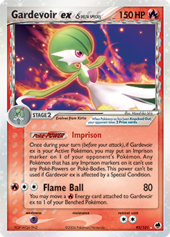Gardevoir ex δ, Dragon Frontiers #93, Pokémon TCG card