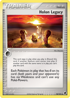 Holon Legacy, Dragon Frontiers #74, Pokémon TCG card