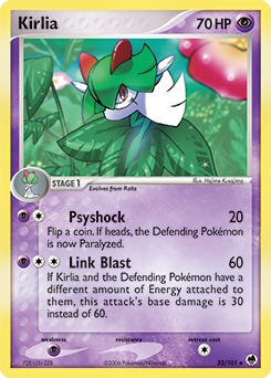 Kirlia, Dragon Frontiers #32, Pokémon TCG card