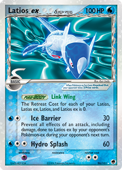 Latios ex δ, Dragon Frontiers #96, Pokémon TCG card