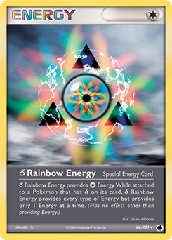 δ Rainbow Energy, Dragon Frontiers #88, Pokémon TCG card