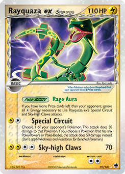Rayquaza ex δ, Dragon Frontiers #97, Pokémon TCG card