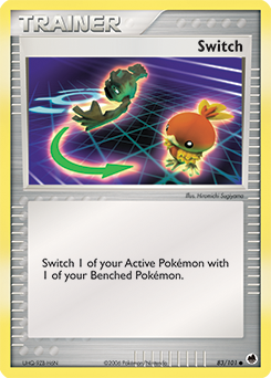 Switch, Dragon Frontiers #83, Pokémon TCG card