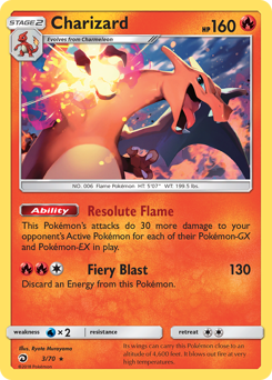 Charizard, Dragon Majesty #3, Pokémon TCG card
