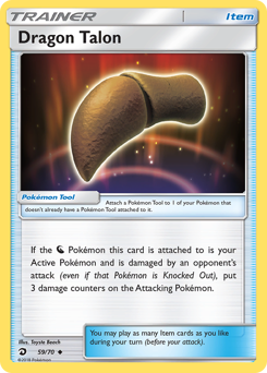 Dragon Talon, Dragon Majesty #59, Pokémon TCG card