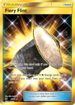 Fiery Flint, Dragon Majesty #76, Pokémon TCG card