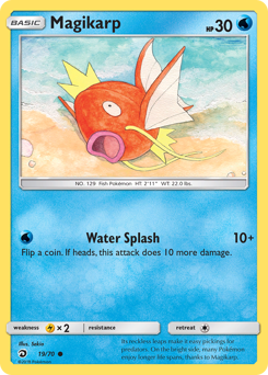 Magikarp, Dragon Majesty #19, Pokémon TCG card