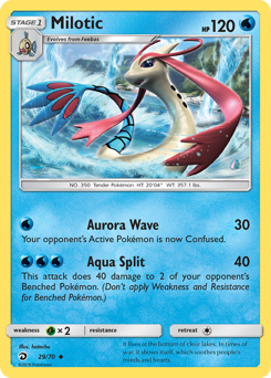 Milotic, Dragon Majesty #29, Pokémon TCG card