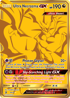 Ultra Necrozma-GX, Dragon Majesty #78, Pokémon TCG card
