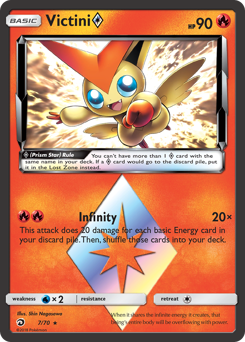Victini ◇, Dragon Majesty #7, Pokémon TCG card