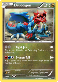 Druddigon, Dragon Vault #17, Pokémon TCG card