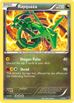 Rayquaza, Dragon Vault #11, Pokémon TCG card