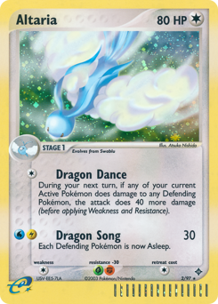 Altaria, Dragon #2, Pokémon TCG card