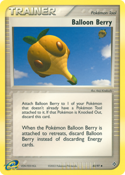 Balloon Berry, Dragon #82, Pokémon TCG card