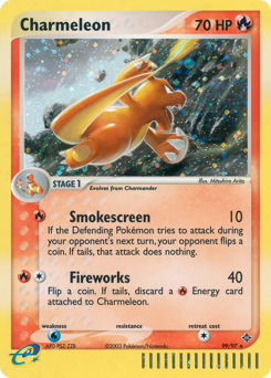 Charmeleon, Dragon #99, Pokémon TCG card
