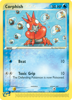 Corphish, Dragon #54, Pokémon TCG card