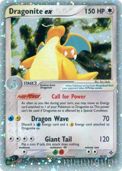 Dragonite ex, Dragon #90, Pokémon TCG card