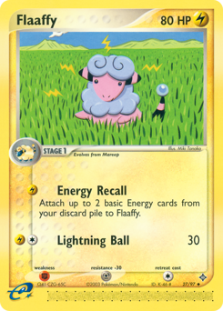 Flaaffy, Dragon #27, Pokémon TCG card