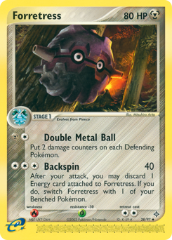 Forretress, Dragon #28, Pokémon TCG card