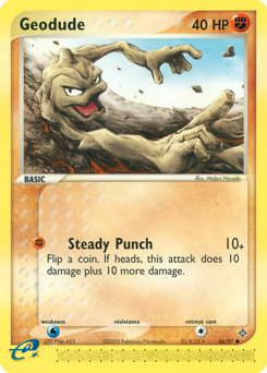 Geodude, Dragon #56, Pokémon TCG card