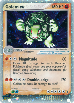 Golem ex, Dragon #91, Pokémon TCG card