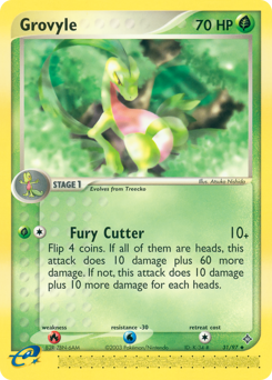 Grovyle, Dragon #31, Pokémon TCG card