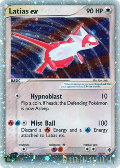 Latias ex, Dragon #93, Pokémon TCG card