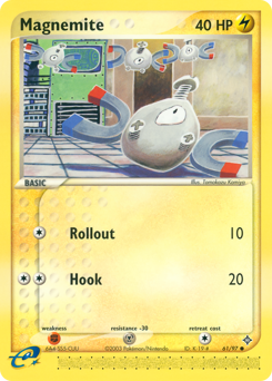 Magnemite, Dragon #61, Pokémon TCG card