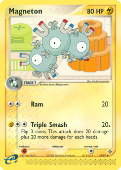 Magneton, Dragon #35, Pokémon TCG card