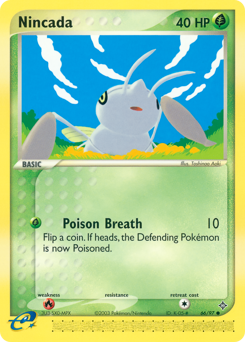Nincada, Dragon #66, Pokémon TCG card