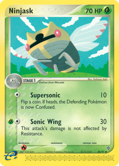 Ninjask, Dragon #38, Pokémon TCG card
