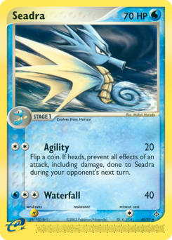 Seadra, Dragon #40, Pokémon TCG card