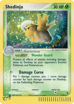 Shedinja, Dragon #11, Pokémon TCG card