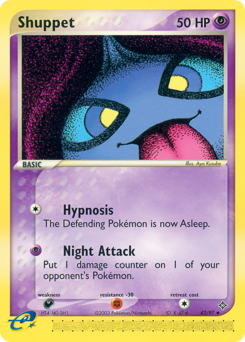 Shuppet, Dragon #43, Pokémon TCG card