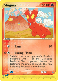 Slugma, Dragon #72, Pokémon TCG card