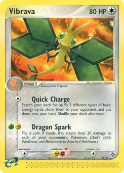 Vibrava, Dragon #22, Pokémon TCG card