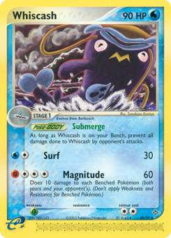Whiscash, Dragon #48, Pokémon TCG card