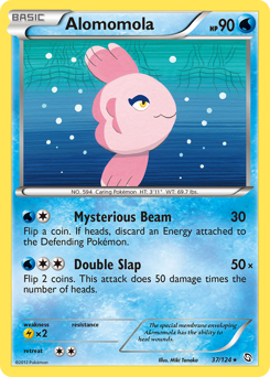 Alomomola, Dragons Exalted #37, Pokémon TCG card