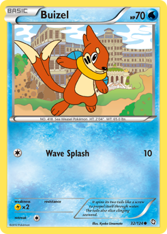 Buizel, Dragons Exalted #32, Pokémon TCG card