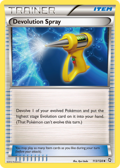 Devolution Spray, Dragons Exalted #113, Pokémon TCG card