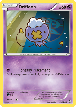 Drifloon, Dragons Exalted #49, Pokémon TCG card