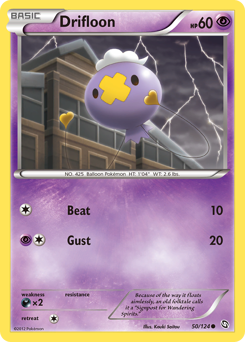 Drifloon, Dragons Exalted #50, Pokémon TCG card